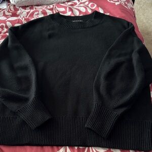 Banana Republic Women’s Black Crewneck Sweater